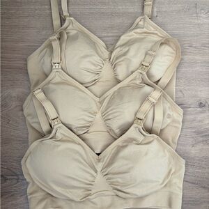 Beige Women's Nursing Bras